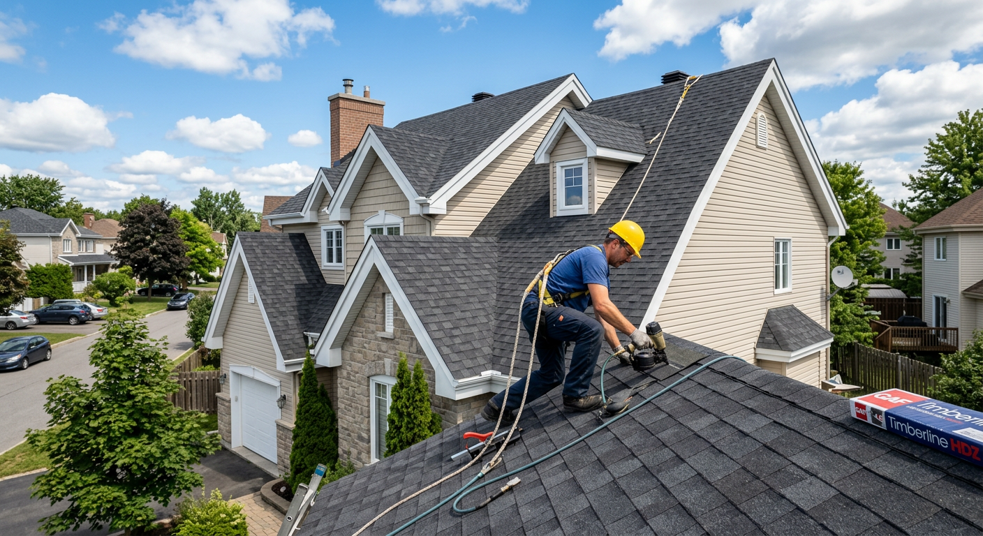 Roger Lacasse residential roofer — roofing in Mirabel